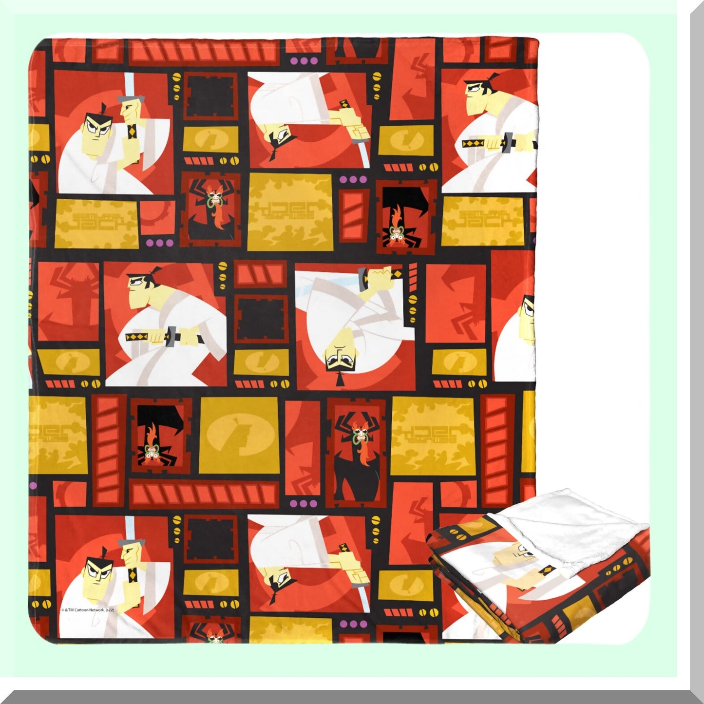 Samurai Jack Silk Touch Throw Blanket - Ultimate Comfort 50x60