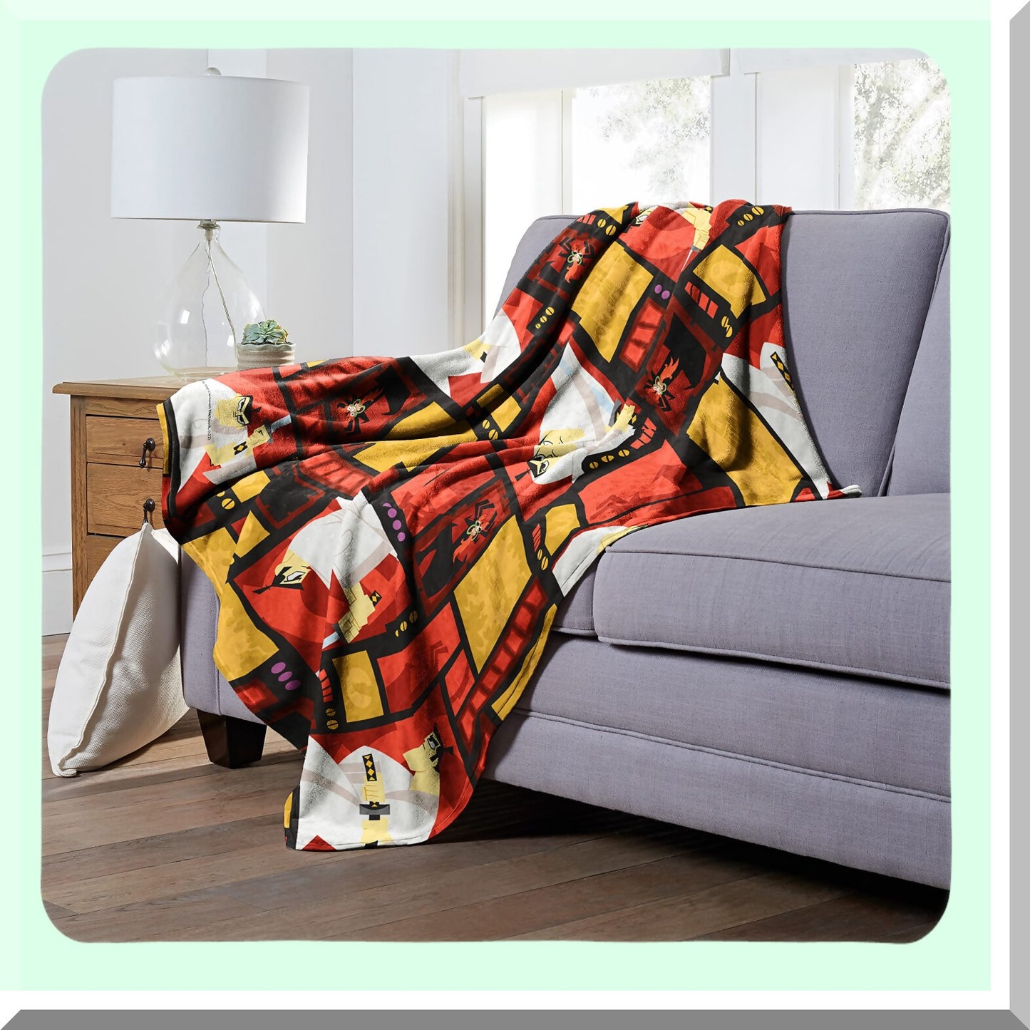 Samurai Jack Silk Touch Throw Blanket - Ultimate Comfort 50x60