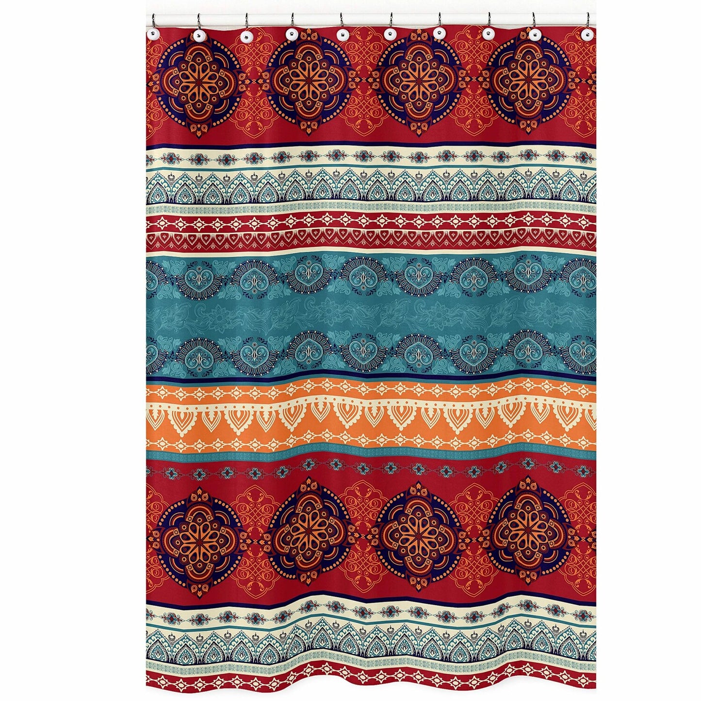 Boho Bohemian Shower Curtain 72x72