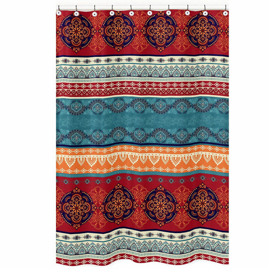 Boho Bohemian Shower Curtain 72x72
