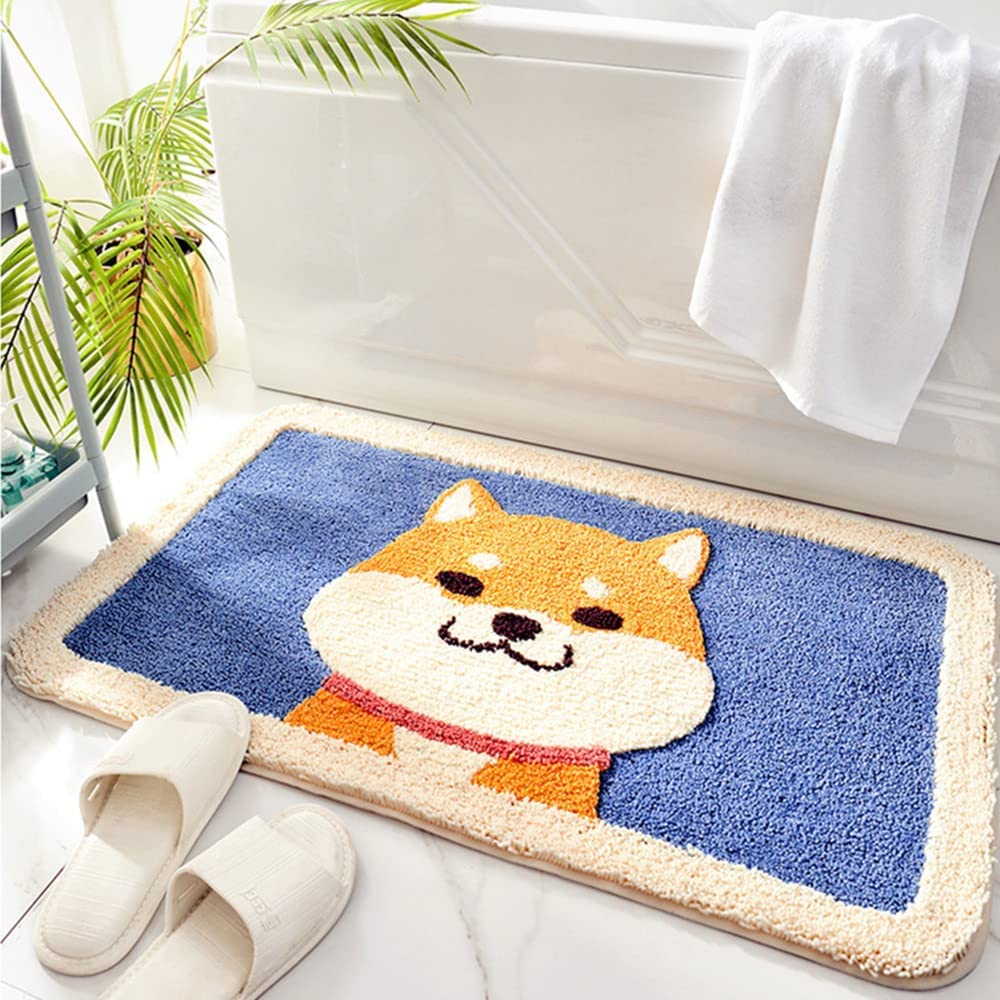 Shaggy Bathroom Rug 19.68"x31.49"