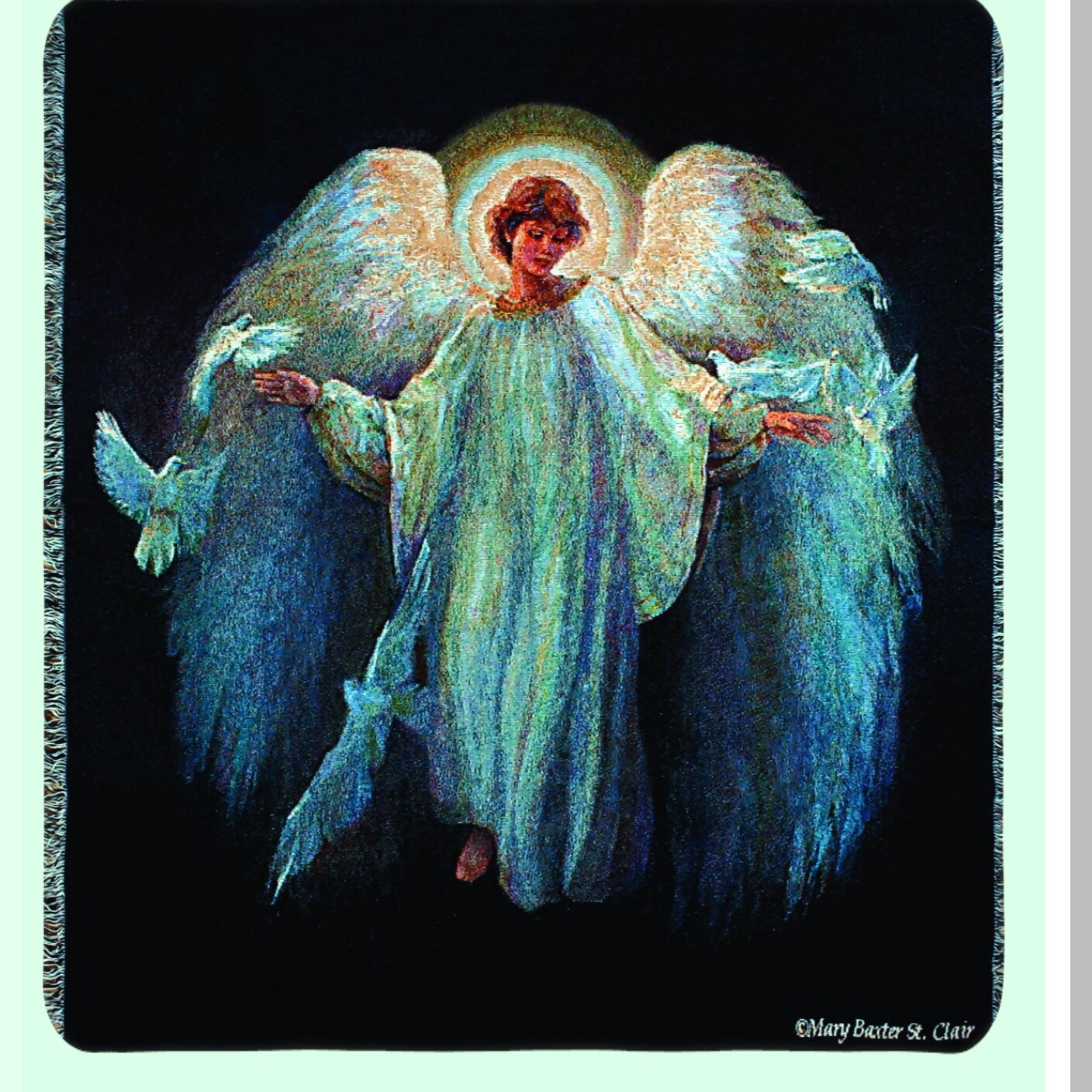 Peaceful Inspirations 50x60 Tapestry Throw - Messenger of Serenity Collection