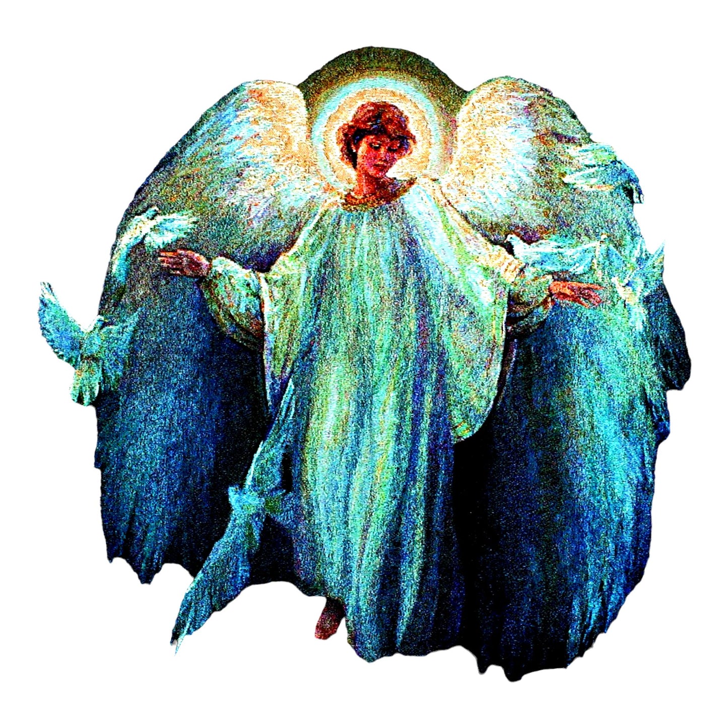 Peaceful Inspirations 50x60 Tapestry Throw - Messenger of Serenity Collection