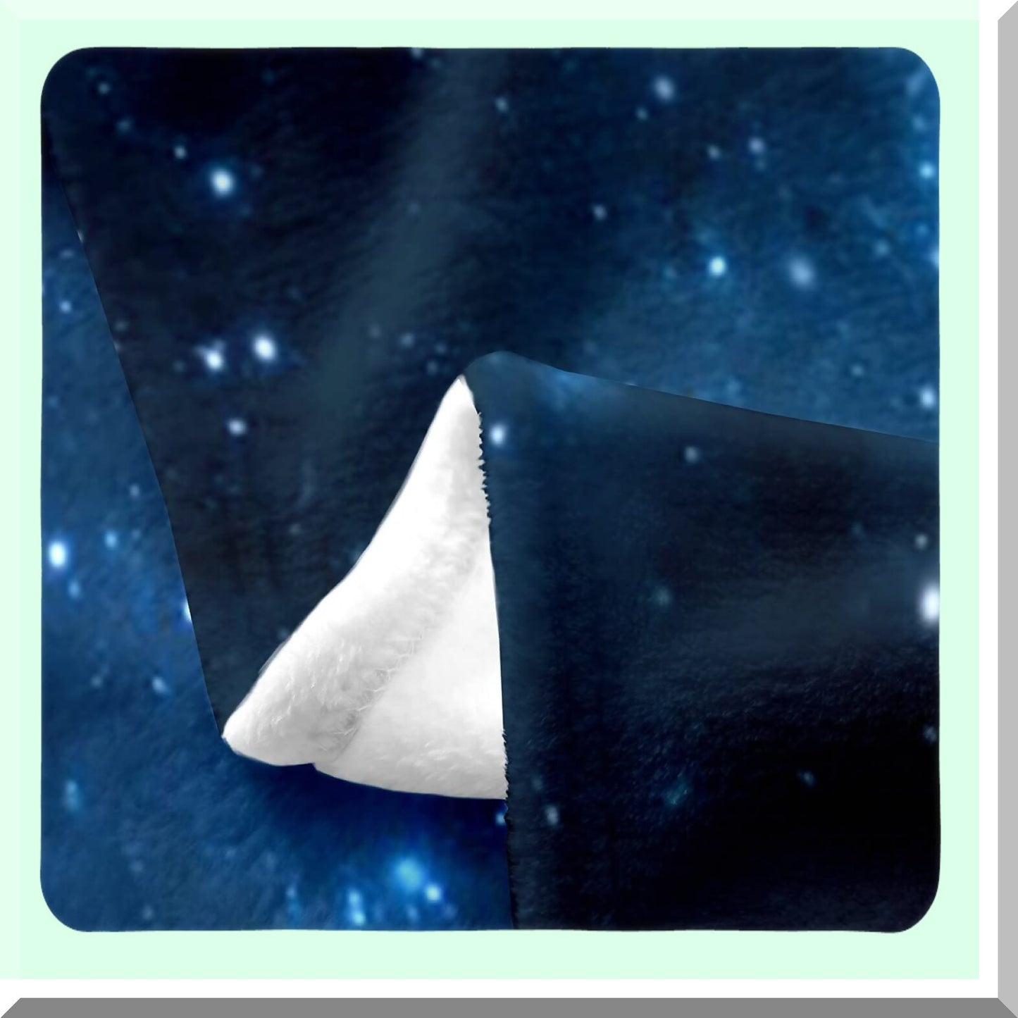 Starry Sky Galaxy Fleece Blanket - Lightweight, Warm, All-Season Soft Flannel Throw for Bed, Couch, Dorm Decor - Mystic Universe Nebula Design