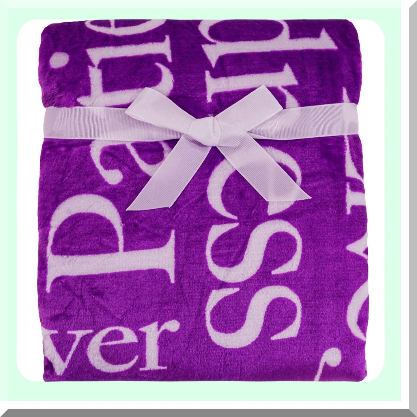 CozyCuddle Super Plush Blanket - 50x60 Soft Throw for Inspiring Messages & Ultimate Comfort
