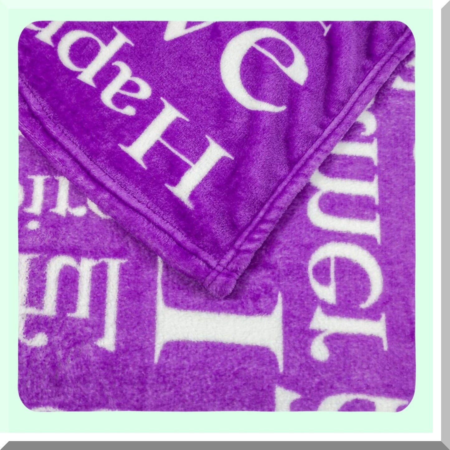 CozyCuddle Super Plush Blanket - 50x60 Soft Throw for Inspiring Messages & Ultimate Comfort