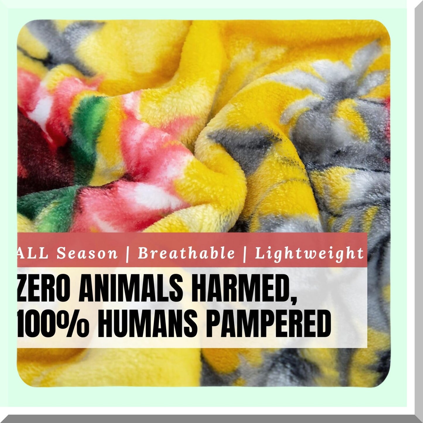 Vibrant Tropical Hummingbird Fleece Throw - Sunny Yellow, Super Soft Mink, Cozy & Lightweight, 50" x 60""