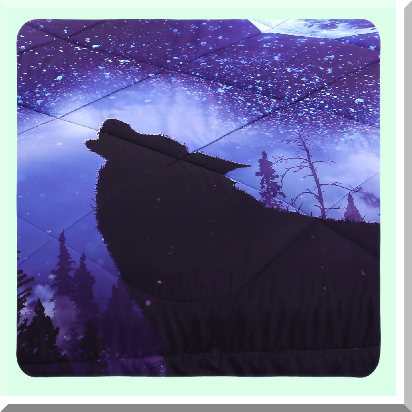 Wolf Dream 5-Piece Bedding Set - Queen Size Comforter Set for Boys and Girls - Premium 3D Wolf Design - Soft and Comfortable for Kids and Adults - Unique Wolf Theme Bedding