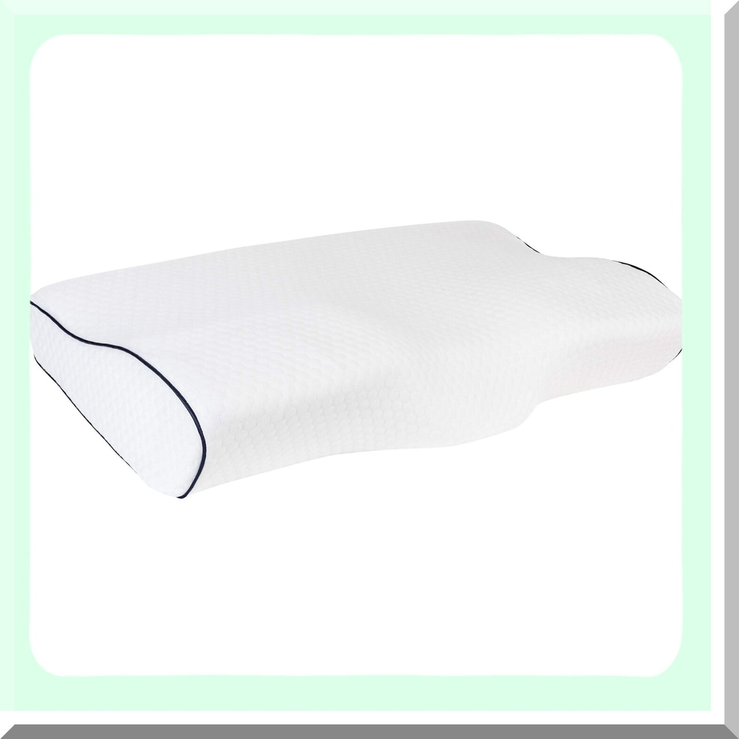 OrthoRelief Contour Cervical Pillow - Pain Relief Neck Support for Shoulder Pain - Orthopedic White Pillow - 1 Count