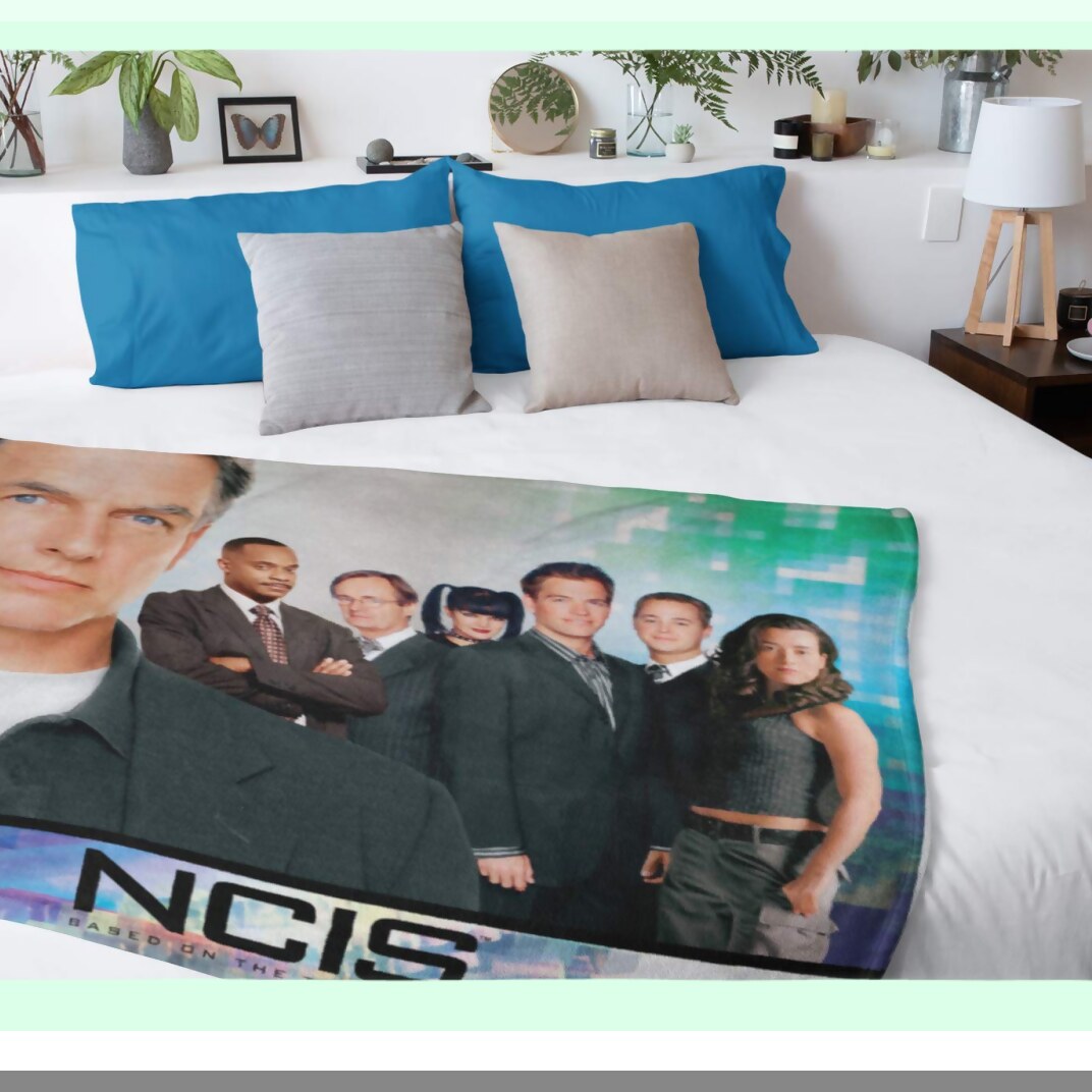 NCIS CozyCast Ultra-Soft Fleece Throw Blanket 50"x60" - Perfect for TV Series Fans"