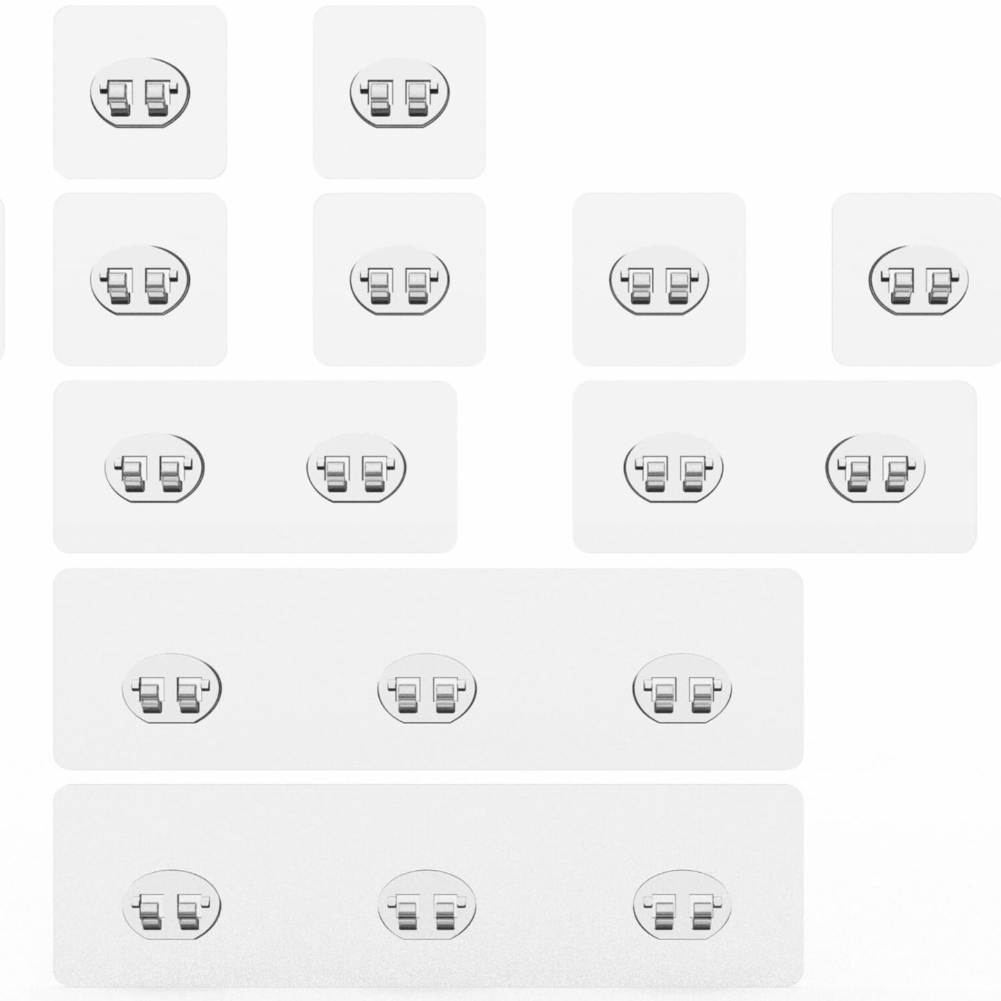 10 Pack Shower Caddy Adhesive Replacement Stickers