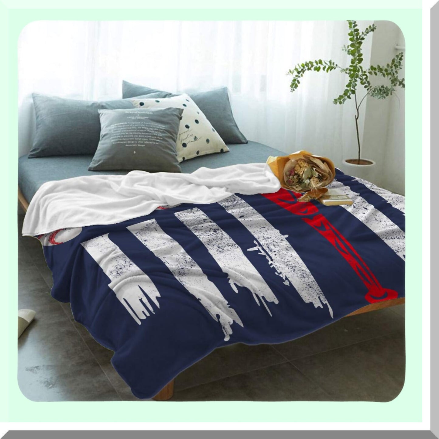 UltraSoft 3D Printed Twin Throw Blanket - Lightweight Polyester Flannel for All Seasons, Perfect for Men, Women, and Kids - 39x49 Inch