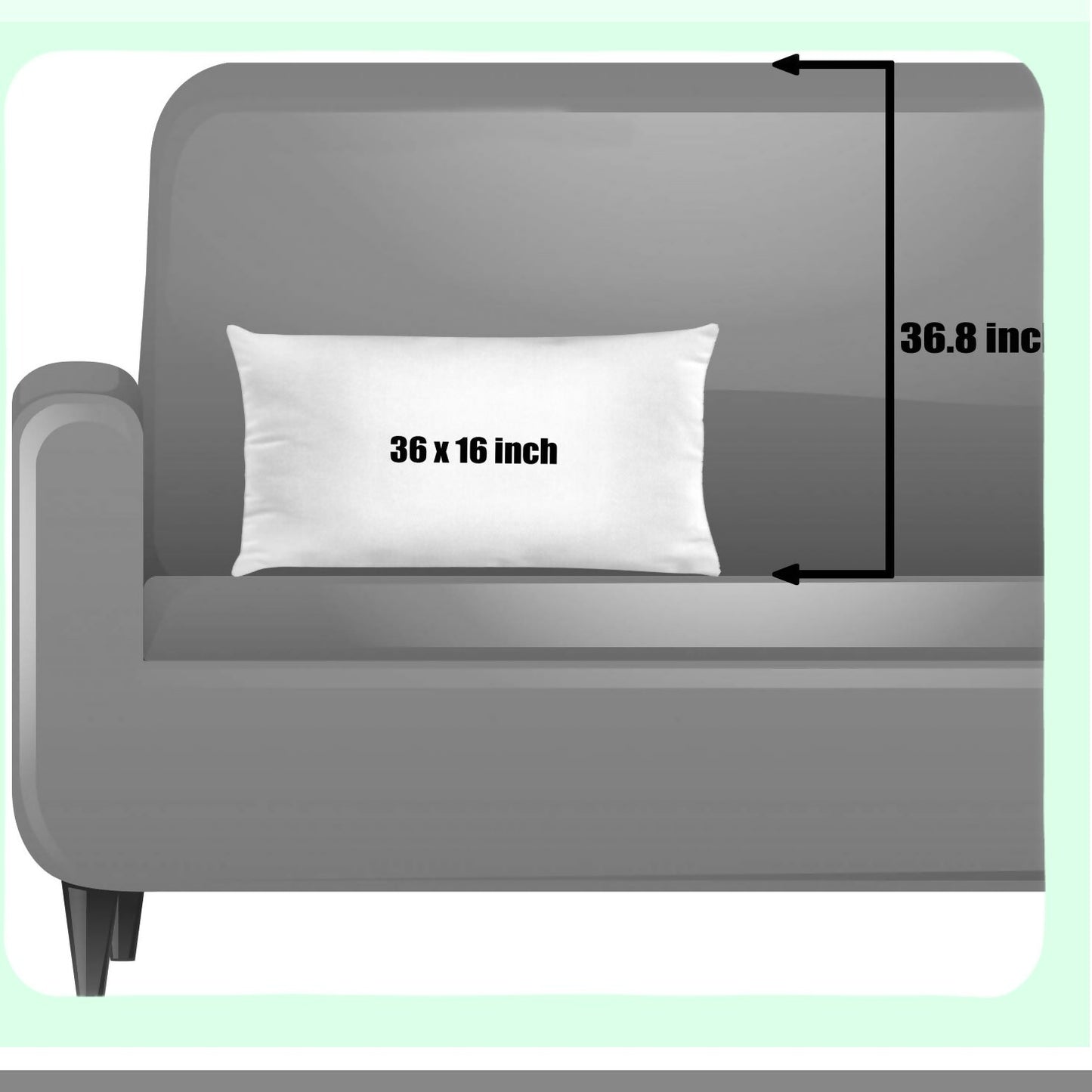 Boho Arrow Patterned Throw Pillow - Retro Background Decorative Cushion Cover - Rectangle Accent Case - 36" X 16" - Pale Beige Black - Home Decor Accessory