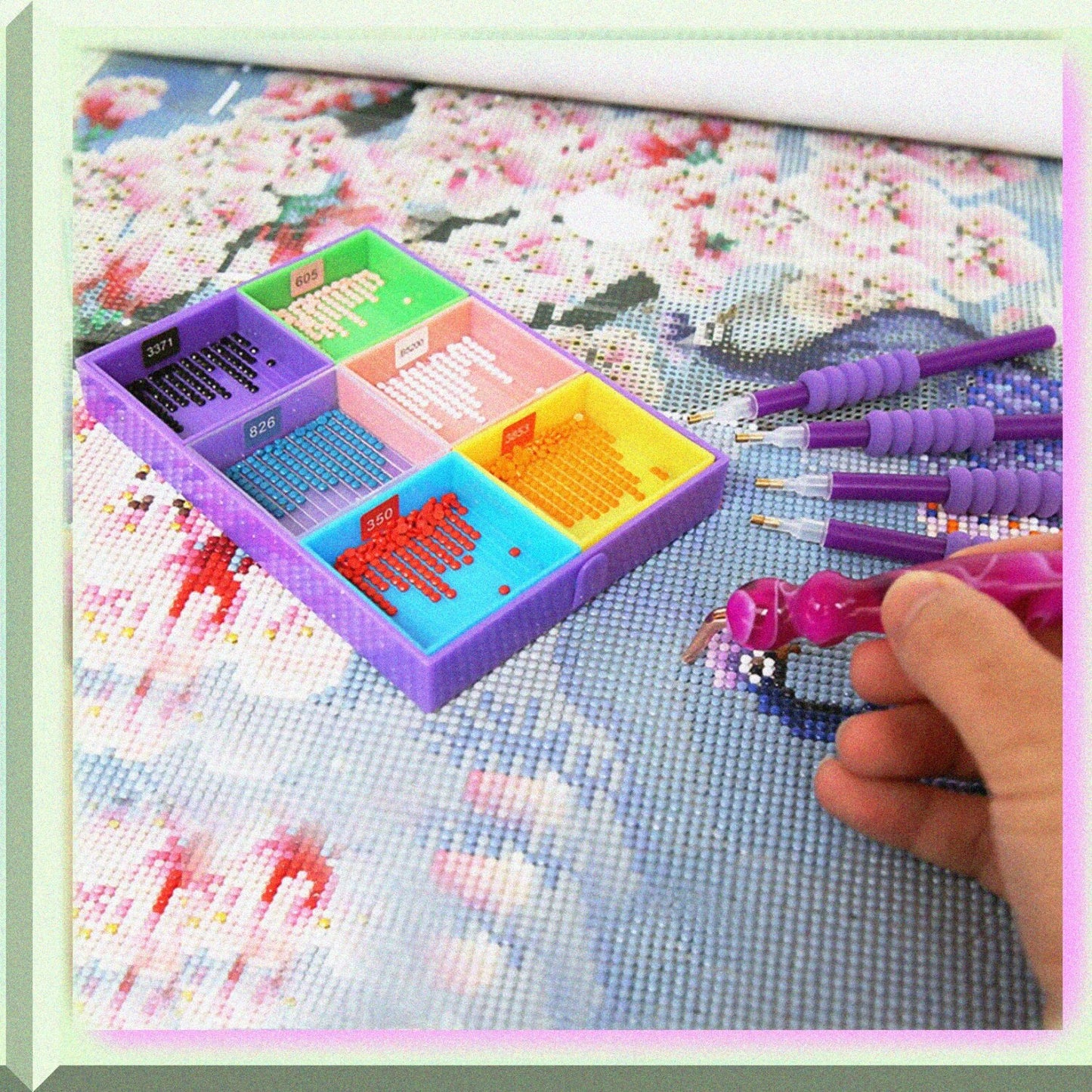 Art Painting Beads Sorting Storage Containers Set