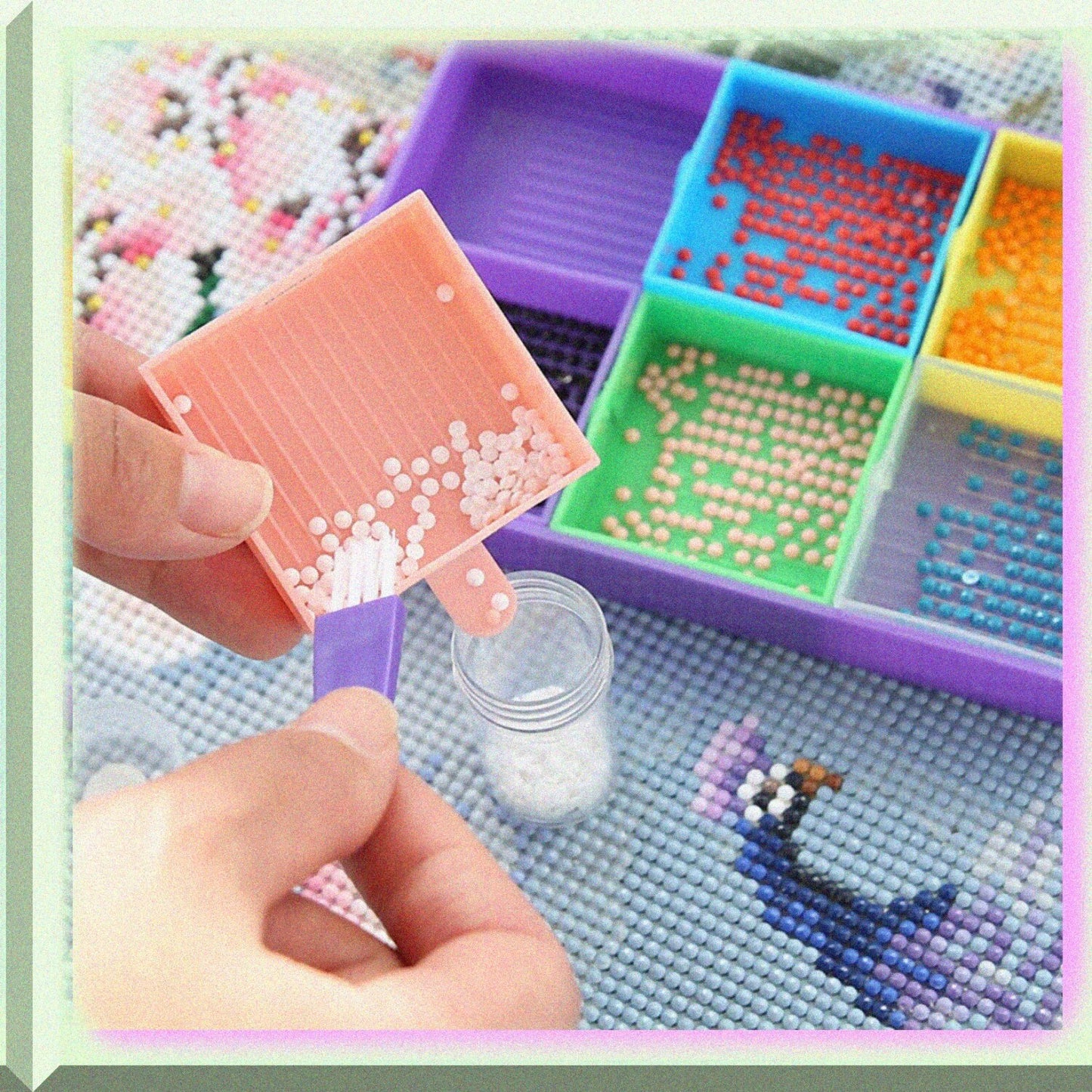 Art Painting Beads Sorting Storage Containers Set