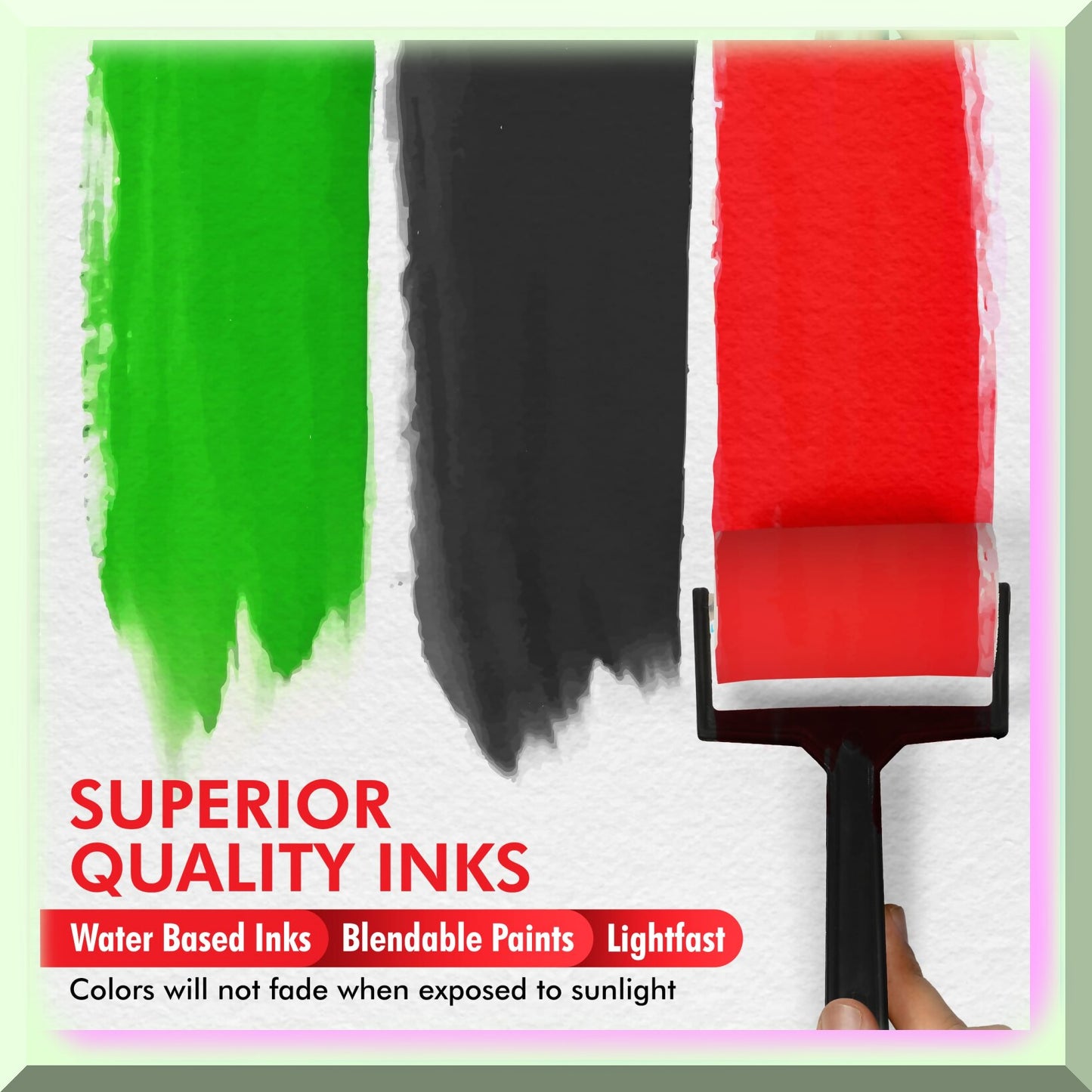 Printmaking Kit with Ink, Cutter, Rubber Block, Roller