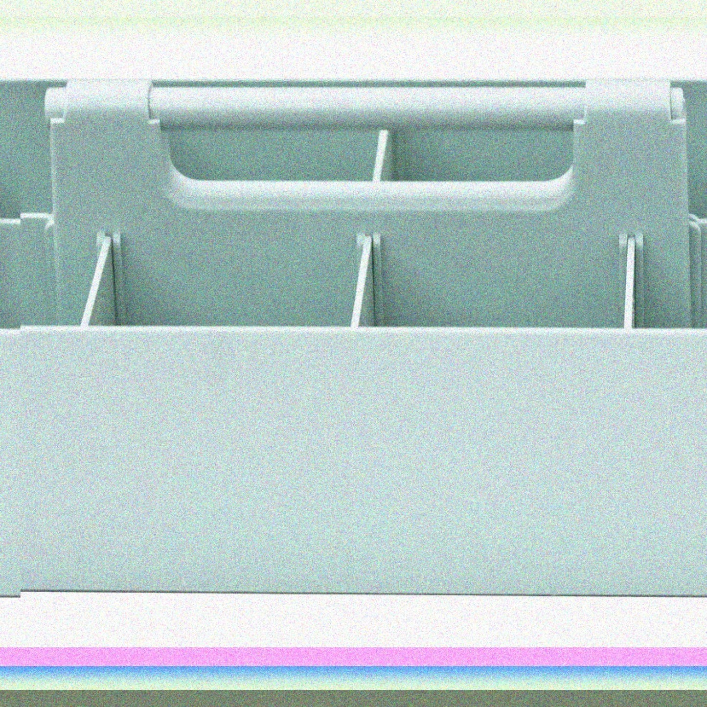 Large Portable Caddy with 8 Compartments and Handle