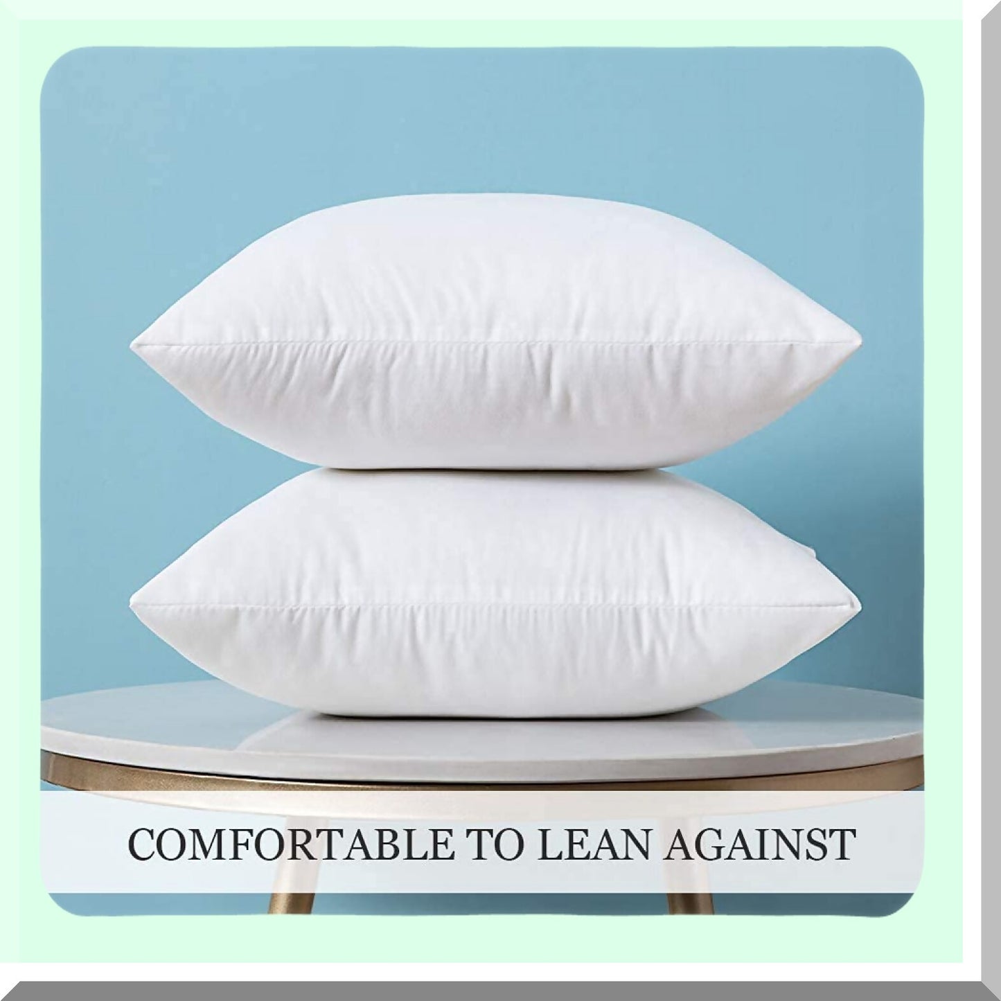 Premium Square Pillow Inserts - Set of 2 | Decorative Cushion Stuffer for Bed, Couch, Sofa | 26x26 Inch Throw Pillow Form