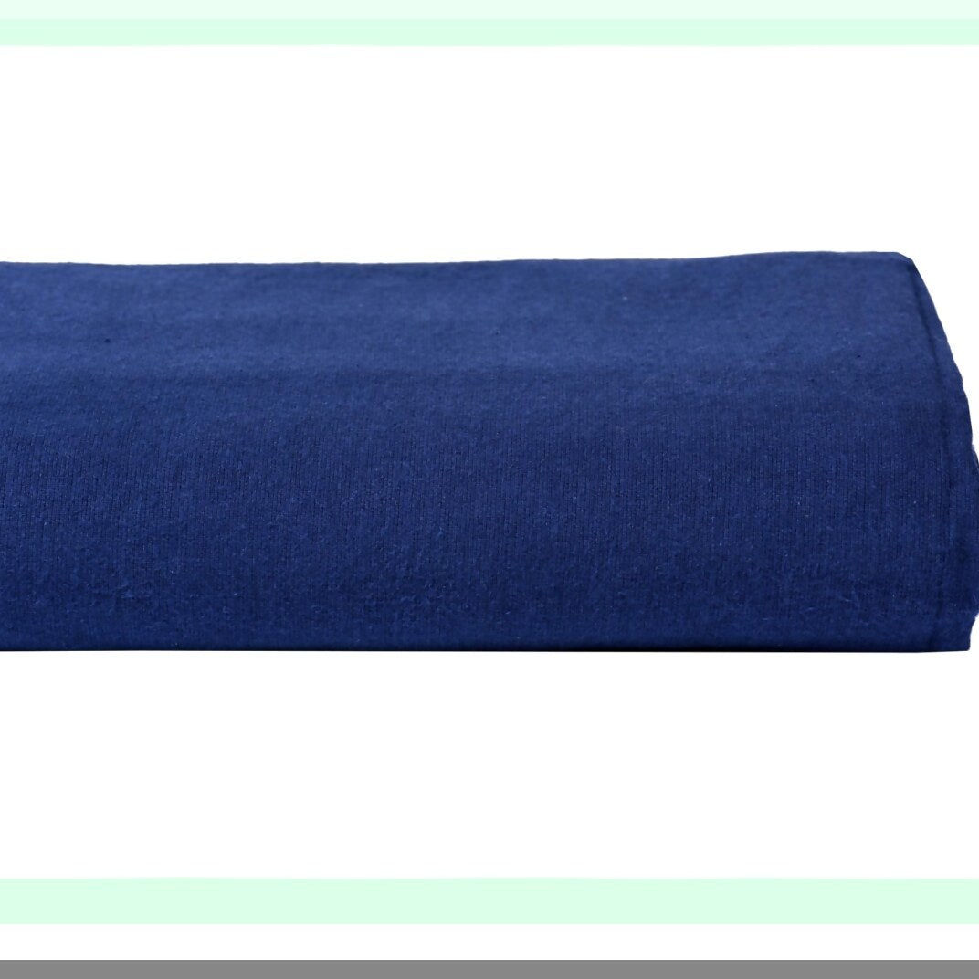 ComfortCare Twin Hospital Bath Blanket - Lightweight Cotton Blend, 70x90 in, Navy Blue