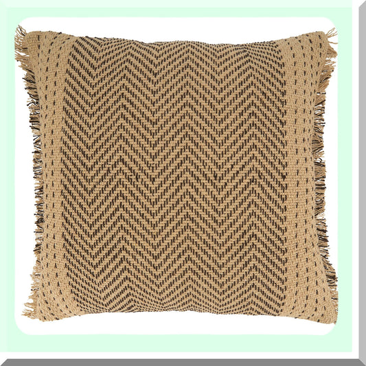 Luxury Kantha Stitched Down Throw Pillow - Plush Home Decor Accent with Handcrafted Embroidery - Cozy Cushion for Sofa, Bed, or Chair