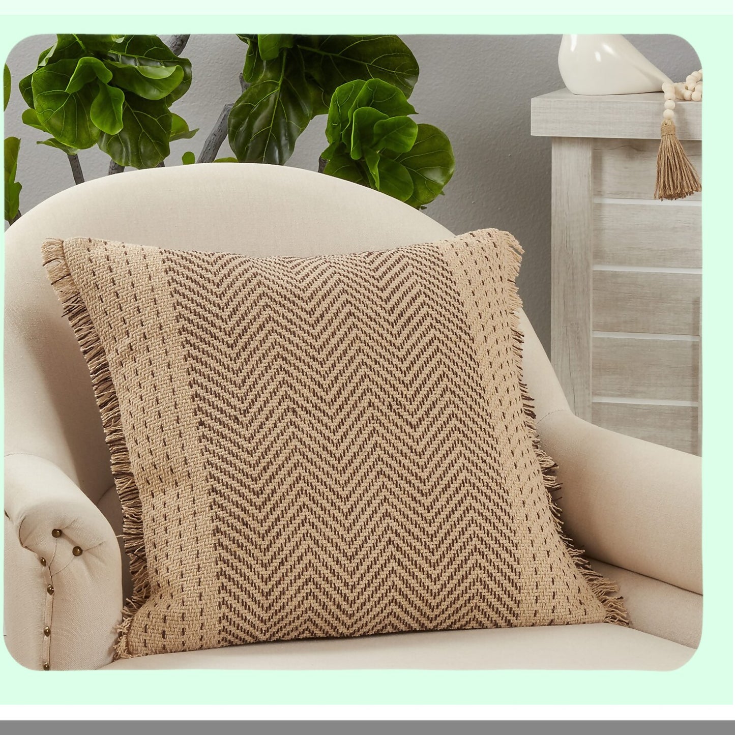 Luxury Kantha Stitched Down Throw Pillow - Plush Home Decor Accent with Handcrafted Embroidery - Cozy Cushion for Sofa, Bed, or Chair