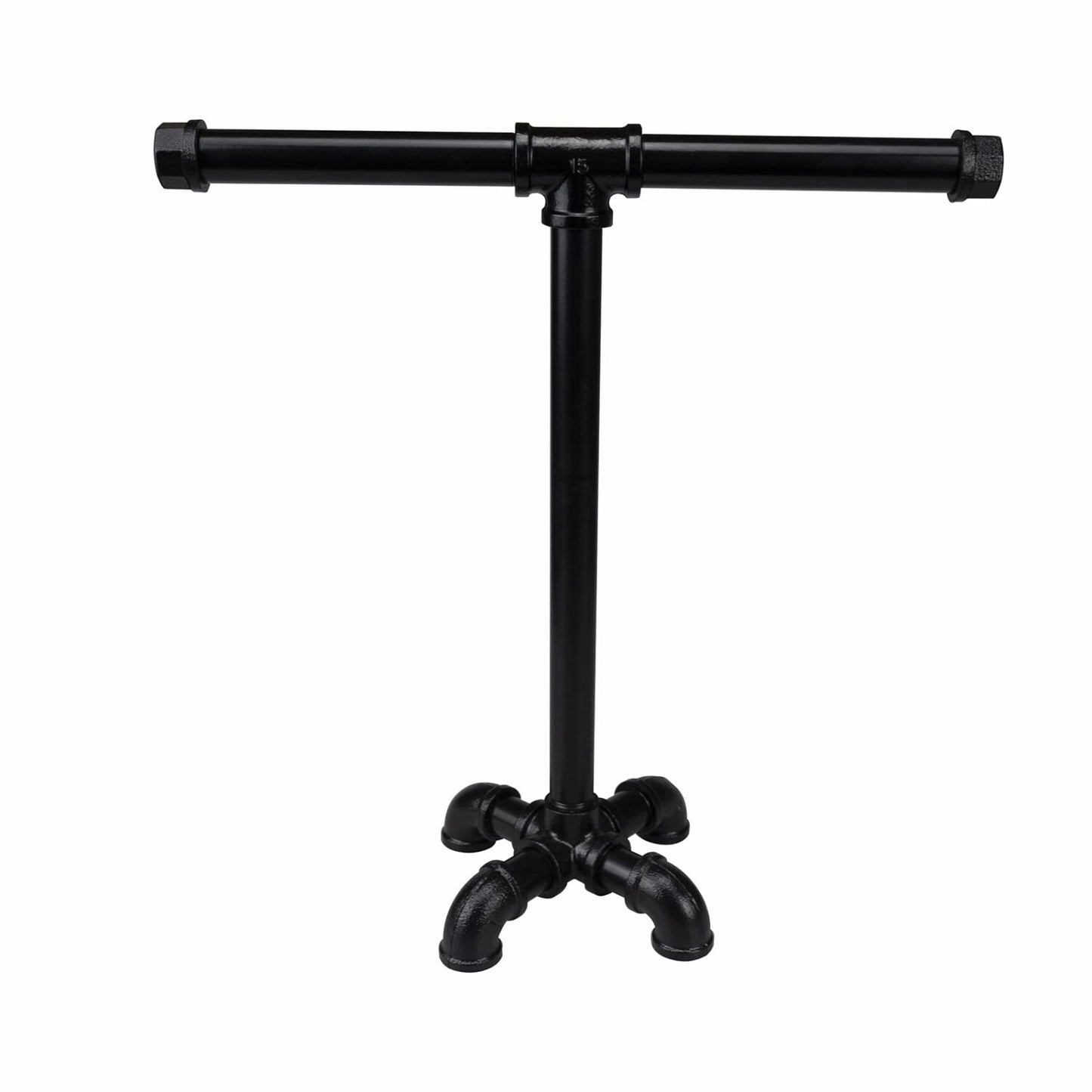 Rustic Industrial T-Shape Towel Rack 12.6in