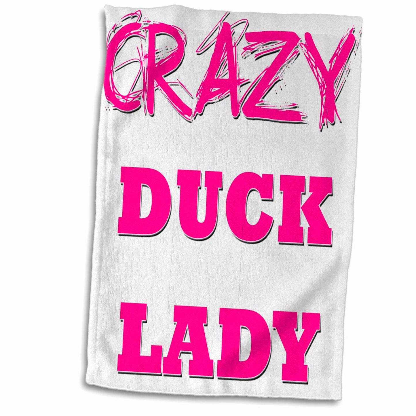 Crazy Duck Lady Towel 15" x 22"