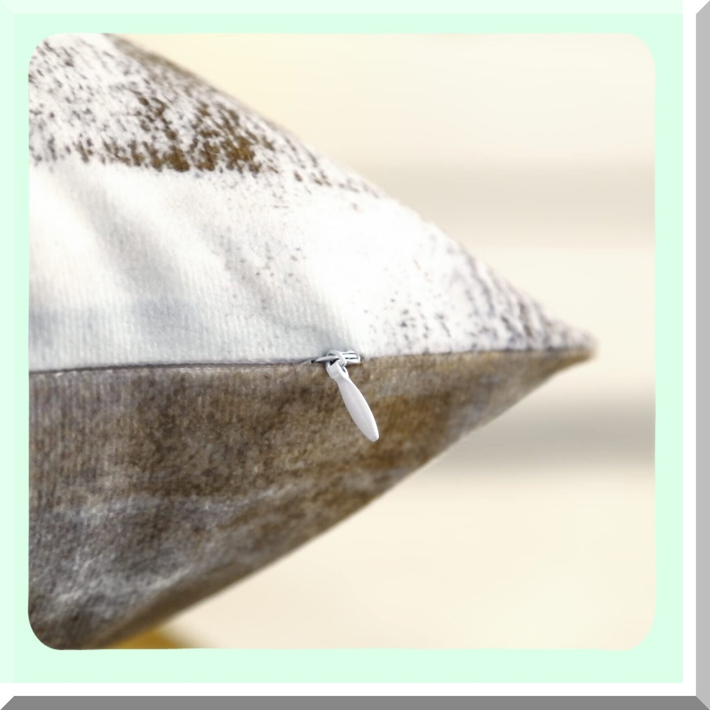 Rustic Farmhouse Pillowcase Set - 20x20 Brown Throw Pillow Covers, 2 Pack Square Cushion Cases for Home Decor - Decorative Accent for Couch or Bed