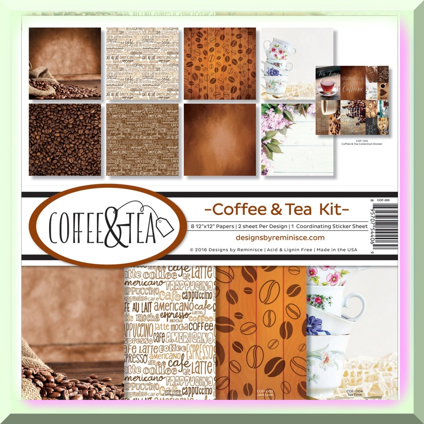 Java Jive Memory Book Kit 12x12 Multicolor