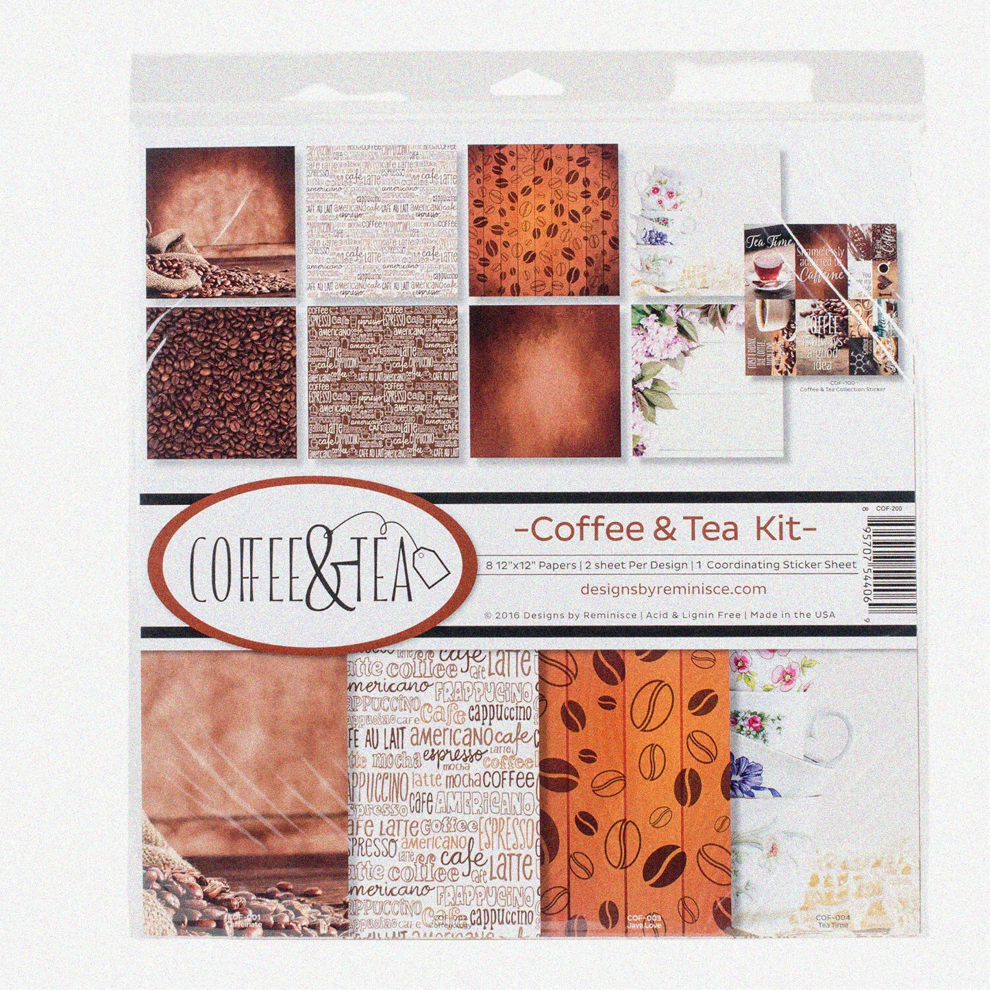 Java Jive Memory Book Kit 12x12 Multicolor