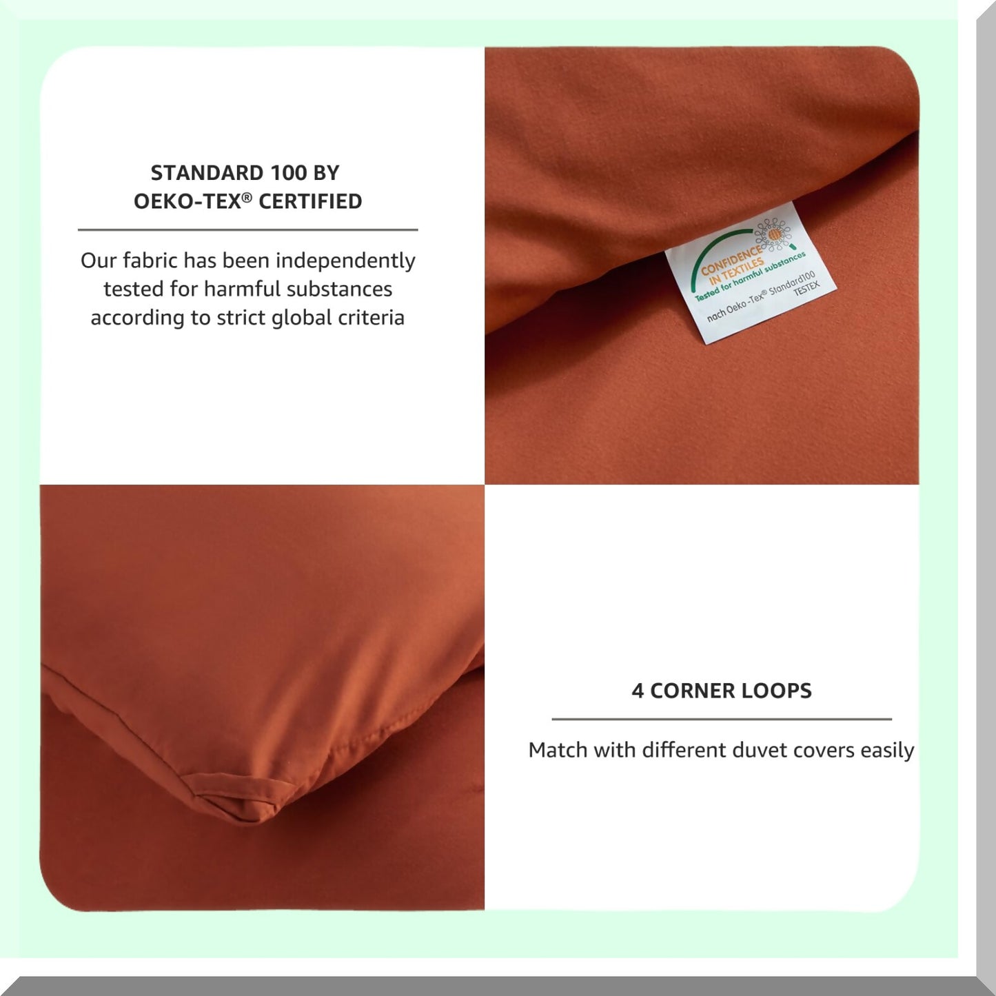 Rustic Terra Comfort Queen Set - 3 Piece Burnt Orange Quilted Bedding - Soft Microfiber Comforter & Pillowcases - All Season Luxury Bed Set