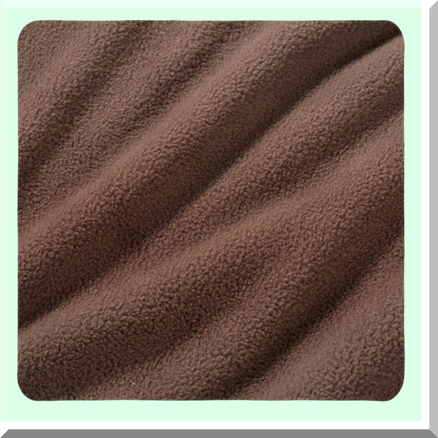 CozyCloud Microfleece Throw - Lightweight, Soft & Breathable Plush Blanket for Travel, Bed & Couch, 50x60 Inches, Taupe