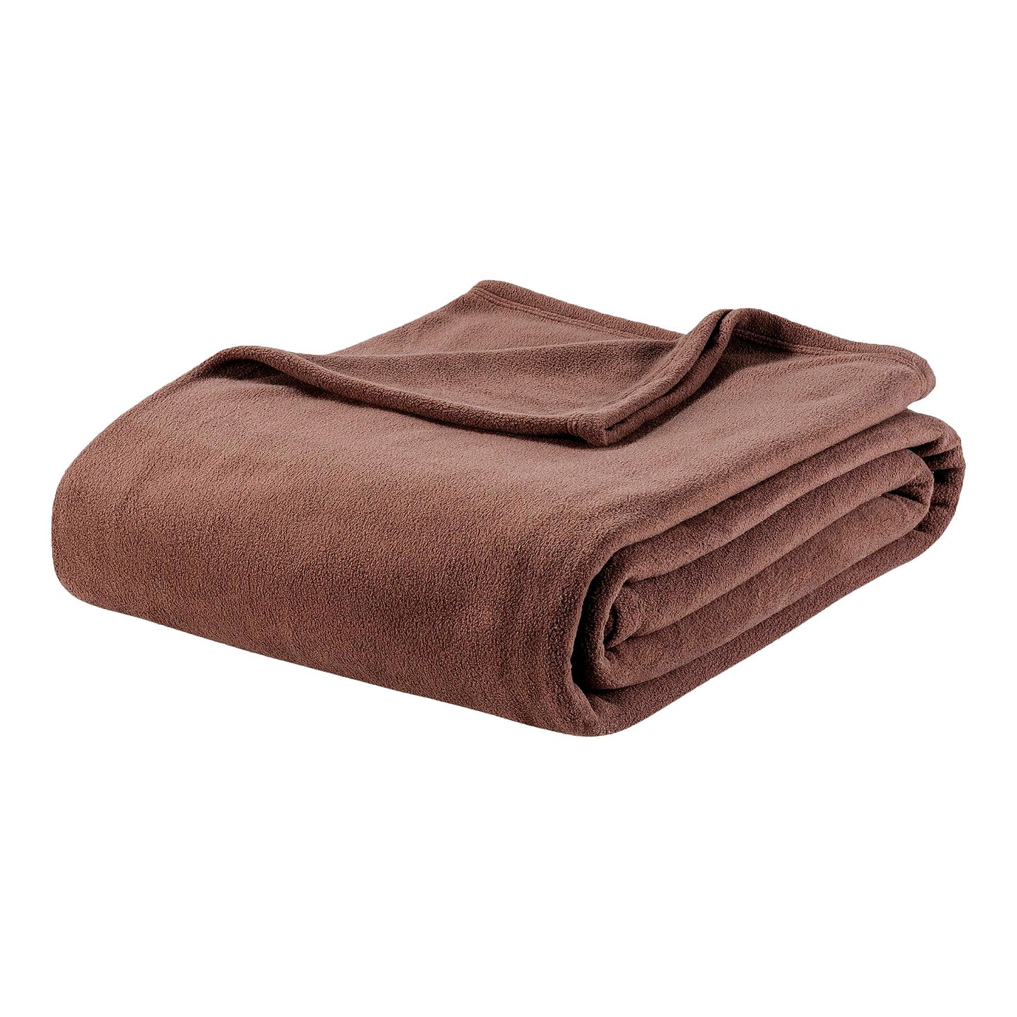 CozyCloud Microfleece Throw - Lightweight, Soft & Breathable Plush Blanket for Travel, Bed & Couch, 50x60 Inches, Taupe