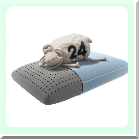 GraphiteLux Memory Foam Pillow - Oversized Traditional Grey - Perfect Sleeper Support - Cooling Infused - Plush Comfort - 1 Count Pack