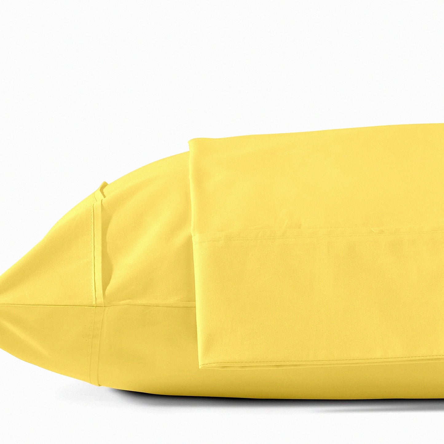 CoolCotton Queen Pillowcase Set - 100% Percale, Glod, 2 Pieces, Crisp & Strong Bedding - 20x30 Inches - Breathable & Luxurious Bed Sheets