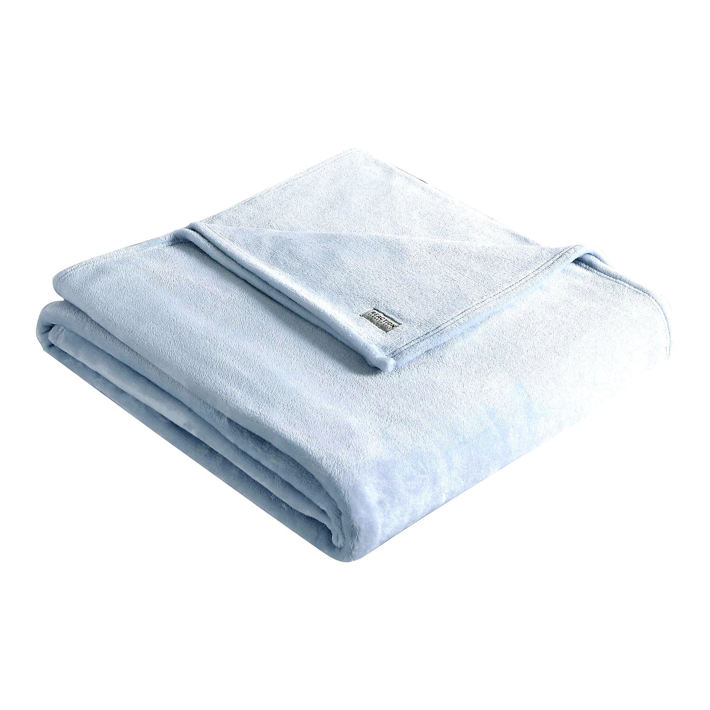 All-Season Cozy Queen Blanket - Plush Fleece Bedding in Solid Blue