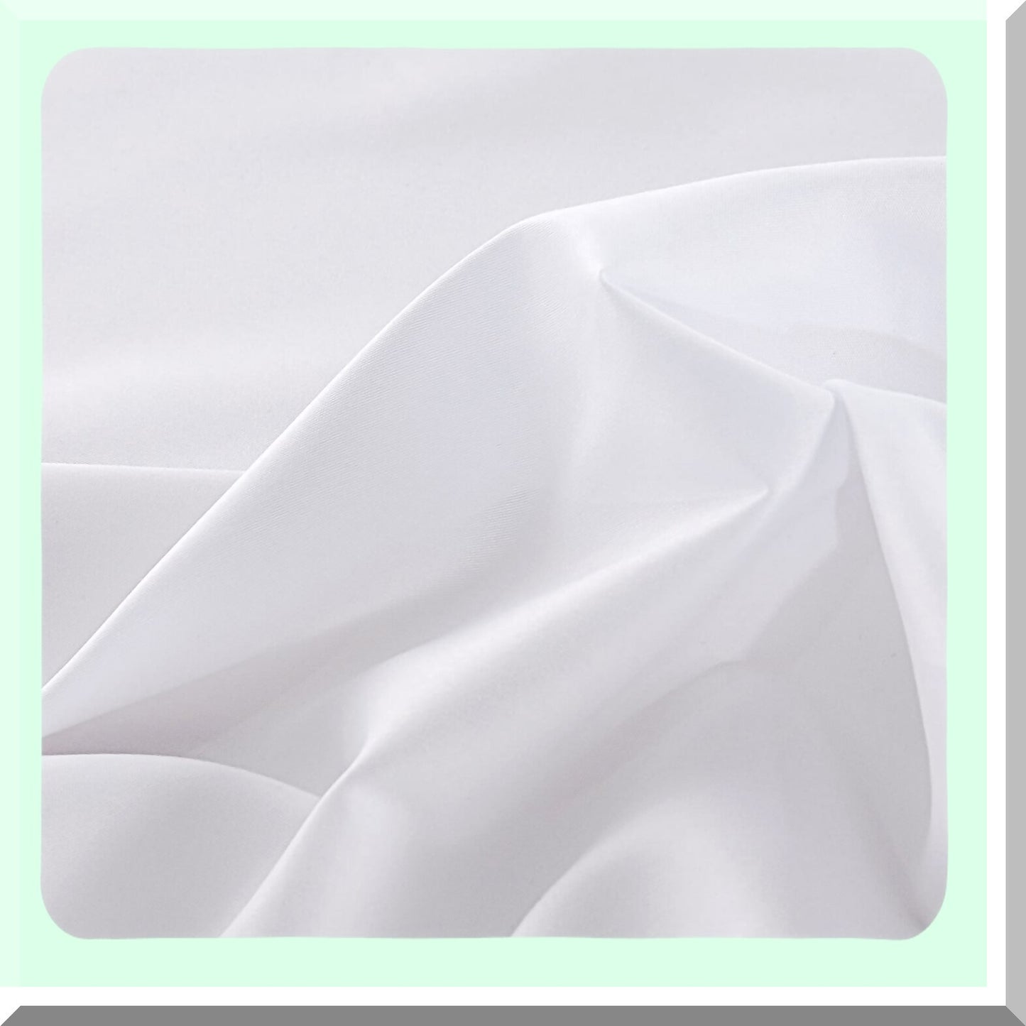 BreathEasy Flat Sheet Set - 2-Pack Super Soft Microfiber Bedding - Wrinkle Free Lightweight Bed Sheet - Easy Care Machine Washable - White Queen Size