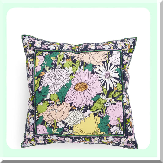 Bloom Boom Cotton Bliss Pillow Cover - Hypoallergenic Insert, Decorative Throw, Recycled Cotton - Women's One Size