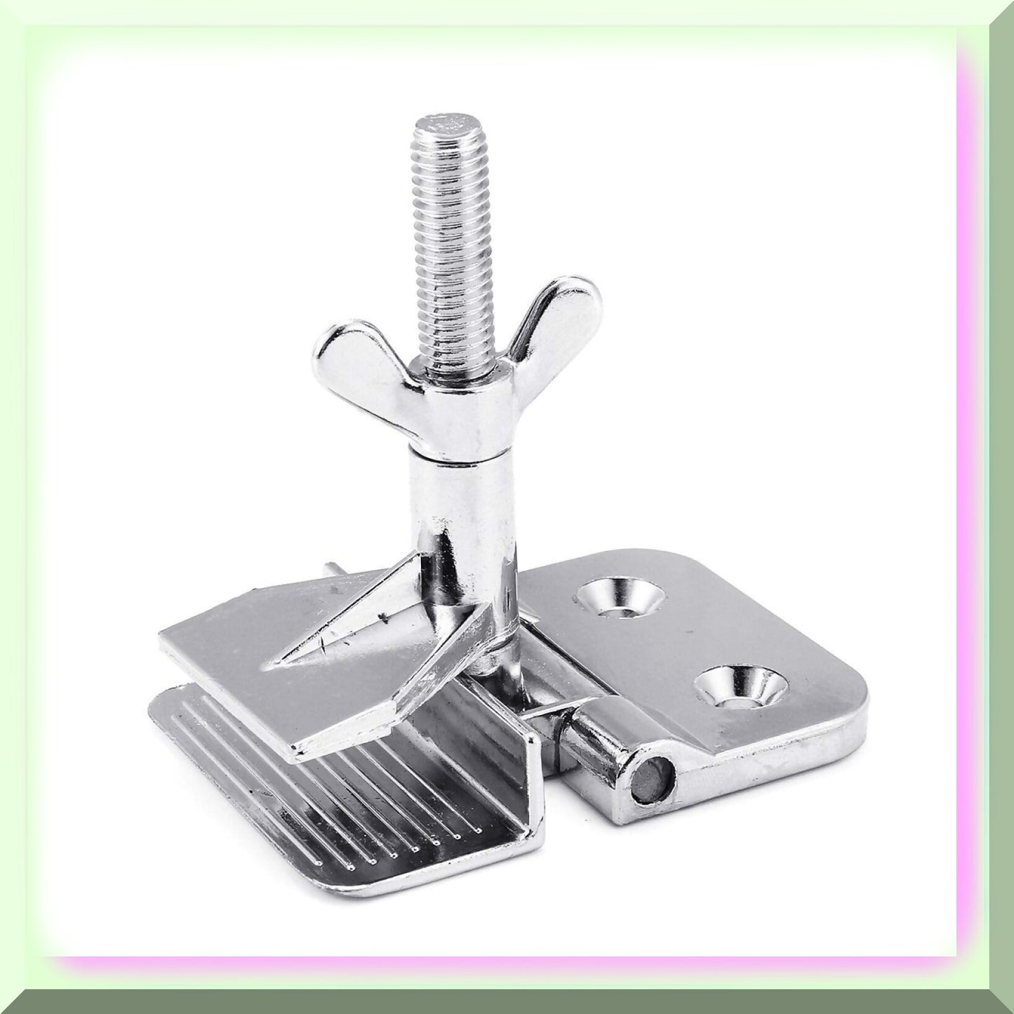 Heavy Duty Zinc Alloy Butterfly Print Screen Clamp Set 2 pcs