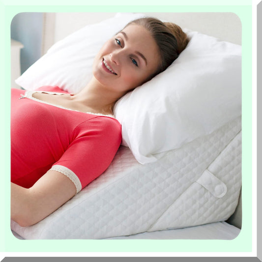 ComfortMax 7-in-1 Memory Foam Pillow Wedge - Adjustable Body Positioner for Acid Reflux, Sleep Apnea, Gerd, Heartburn, Back & Knee Pain Relief.