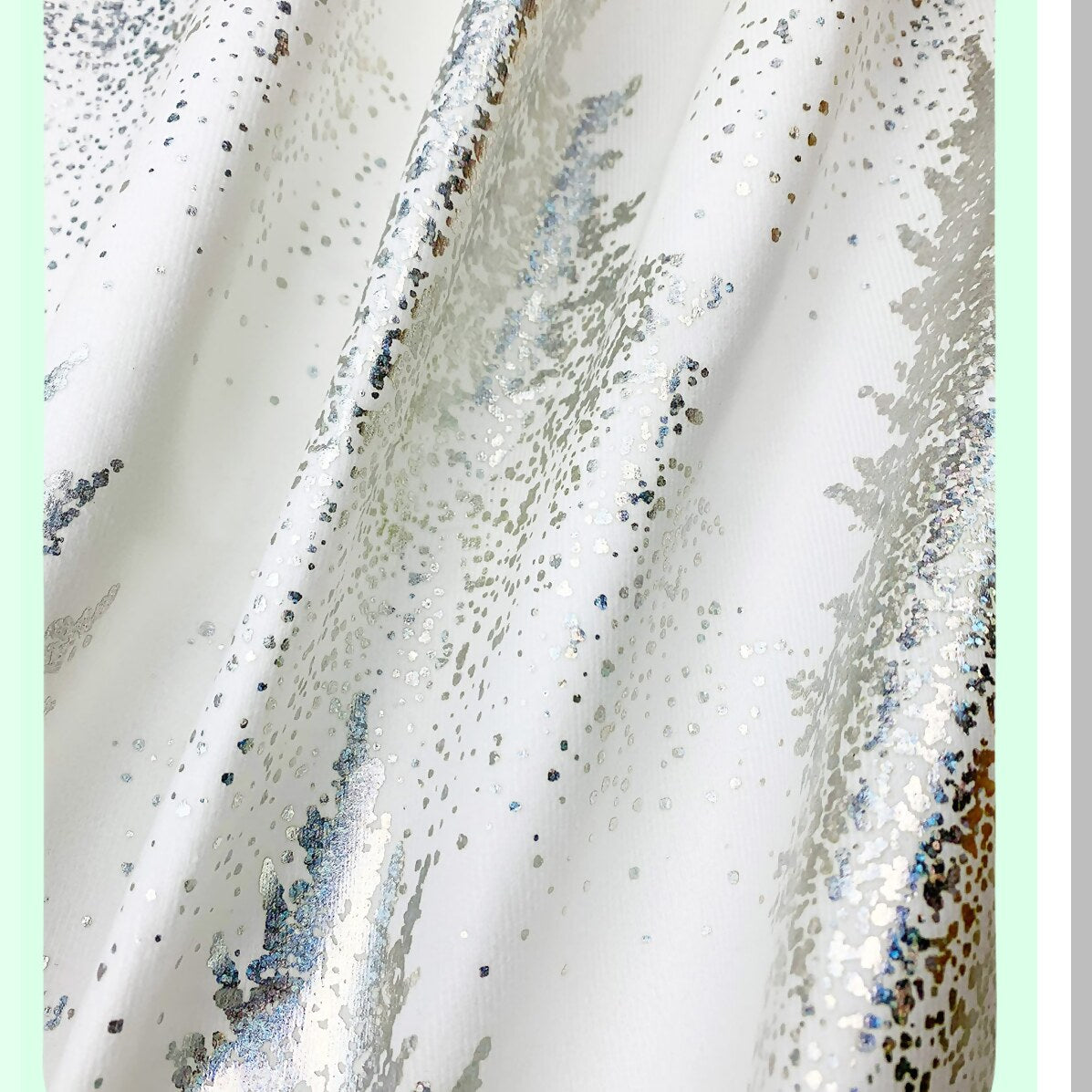 Snowflake Silver Stamping Pillow Cover Set - Pack of 4 Decorative Throw Cushion Cases for Couch, Bedroom, Car - 18x18 inches