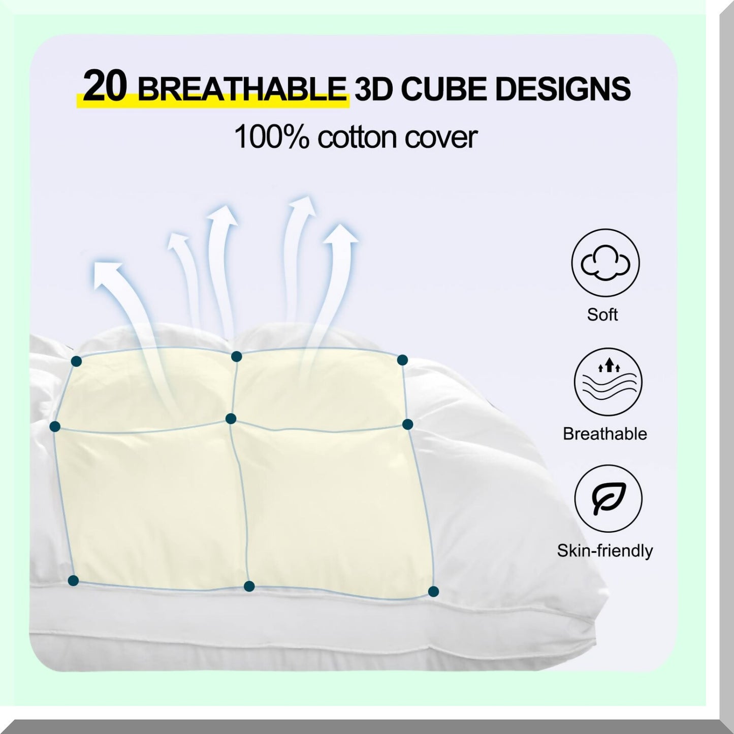 SleepLux Gel Support Pillows - Fluffy Down Alternative for Side Sleeping. Enjoy the comfort of luxury hotel pillows with our soft and supportive bed pillows.