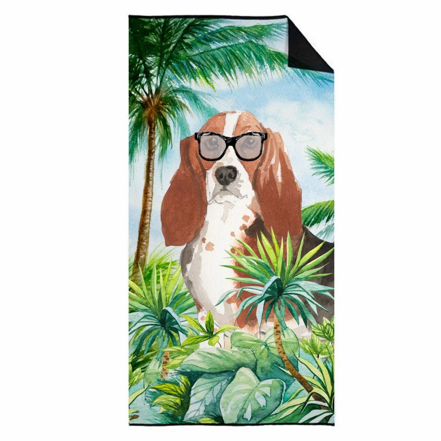 Bet Hound Oversized Plush Beach Towel 30x60