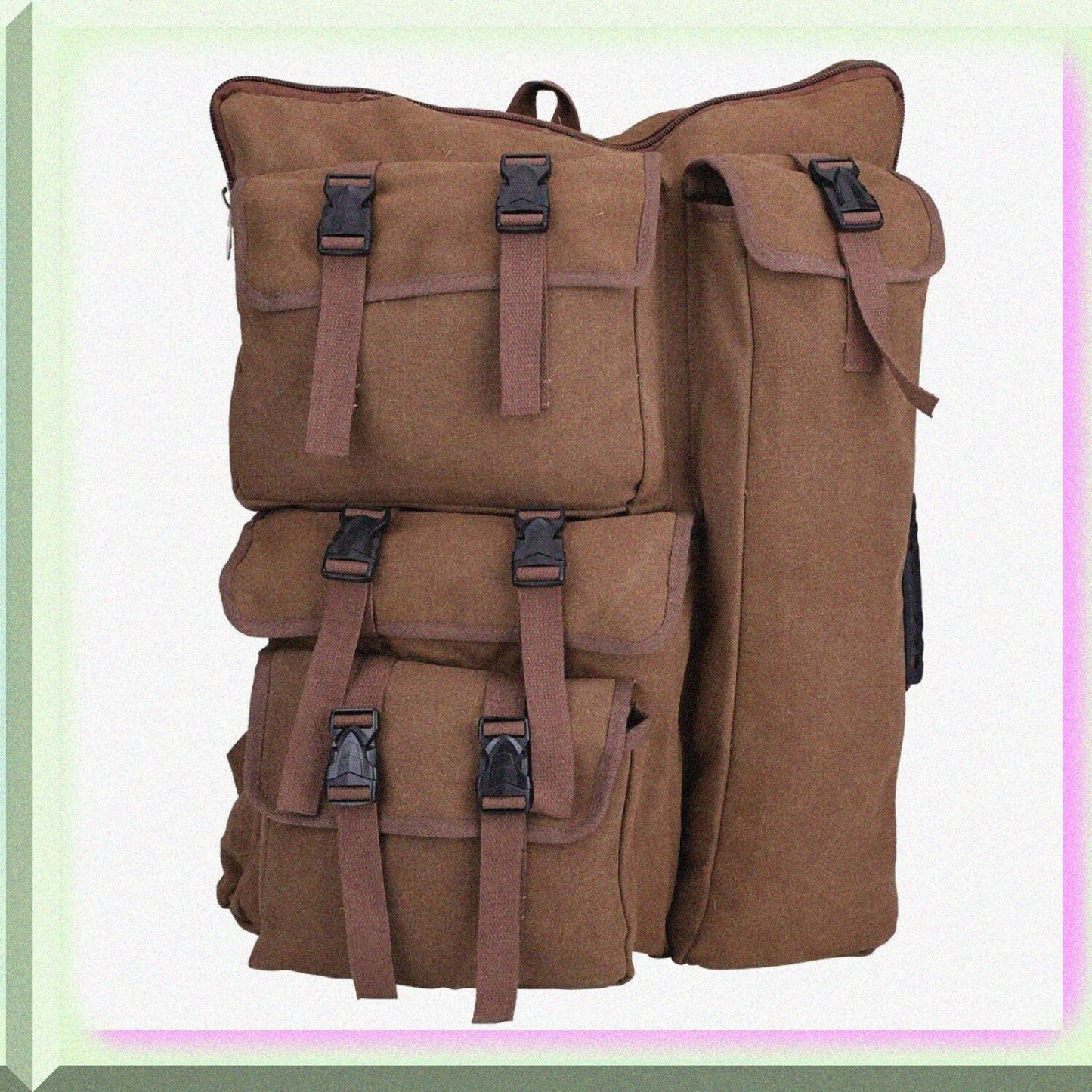 Middle 4K Canvas Drawing Board Bag Artist Portfolio Backpack