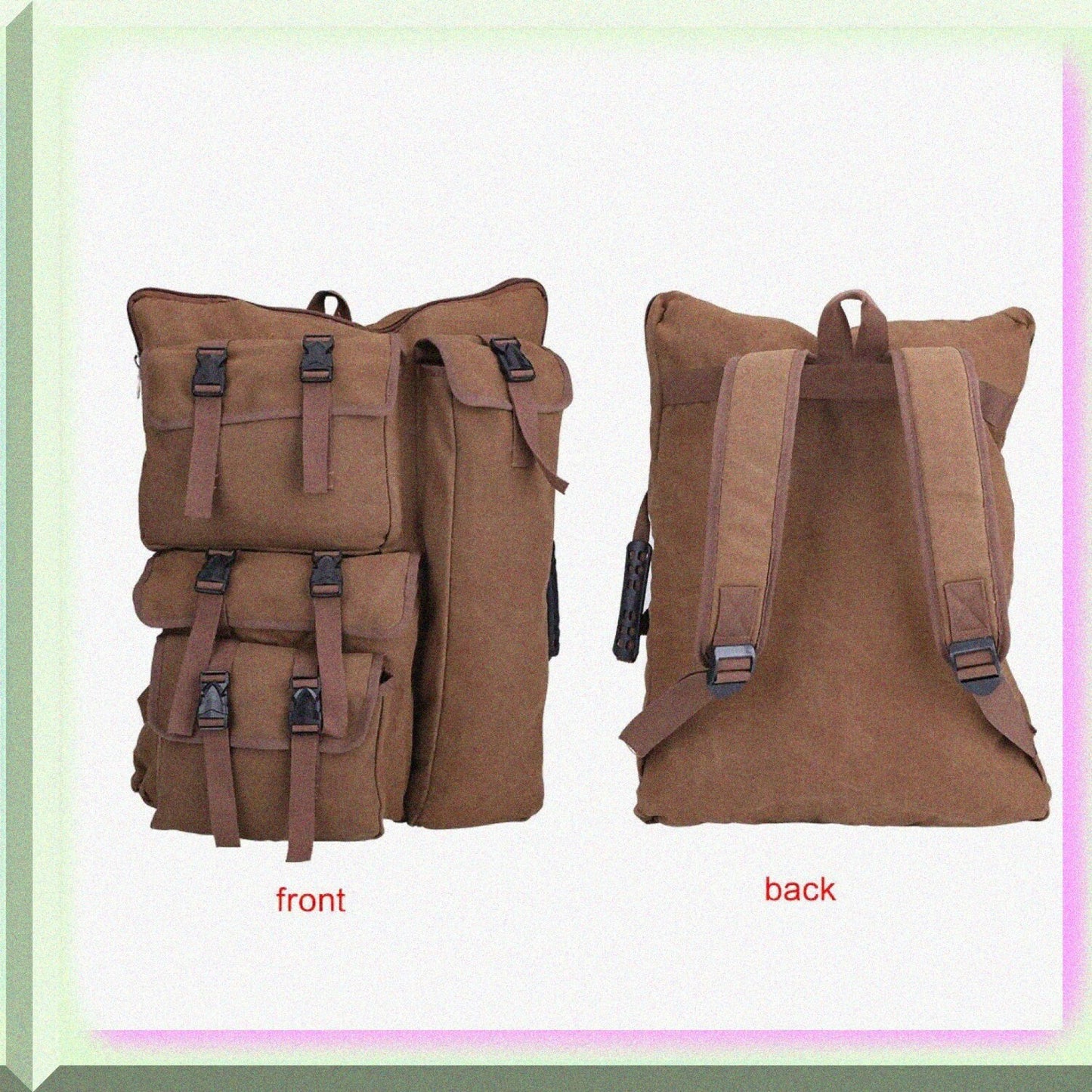 Middle 4K Canvas Drawing Board Bag Artist Portfolio Backpack