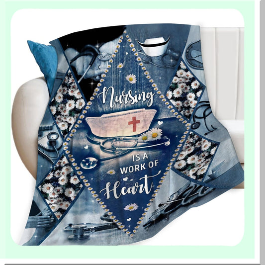 CozyCare Fleece Blanket - Soft, Lightweight, Plush Flannel Throw for Couch, Sofa, Bed - Perfect for Nursing, Hospital, Home Decor - Ideal Birthday Gift for Women & Girls