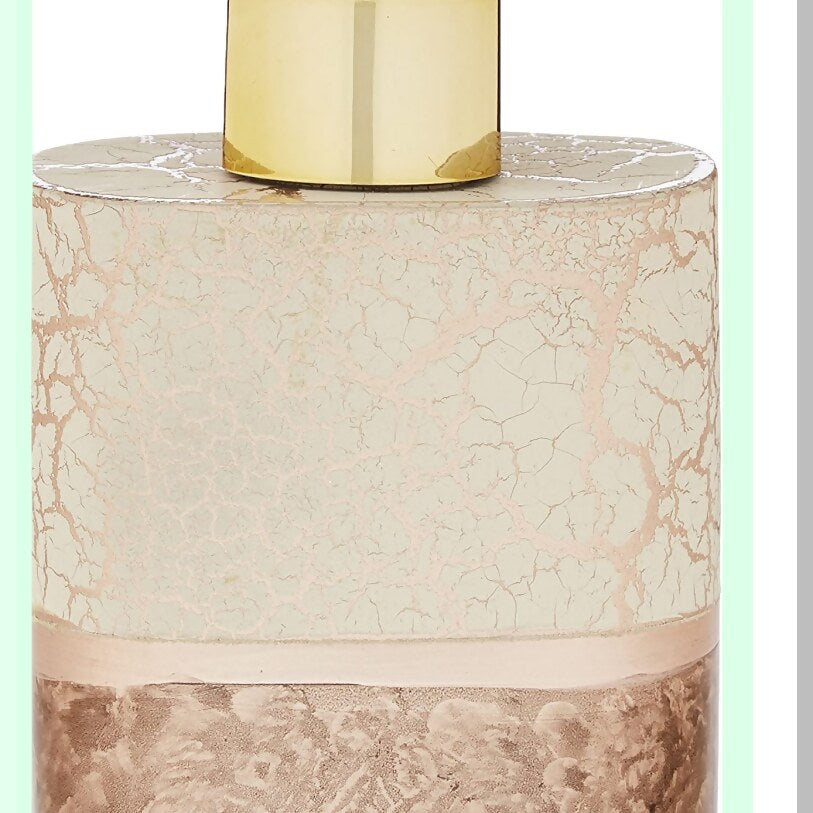 Bathroom Accessories 4-Piece Set Beige Brown Gold