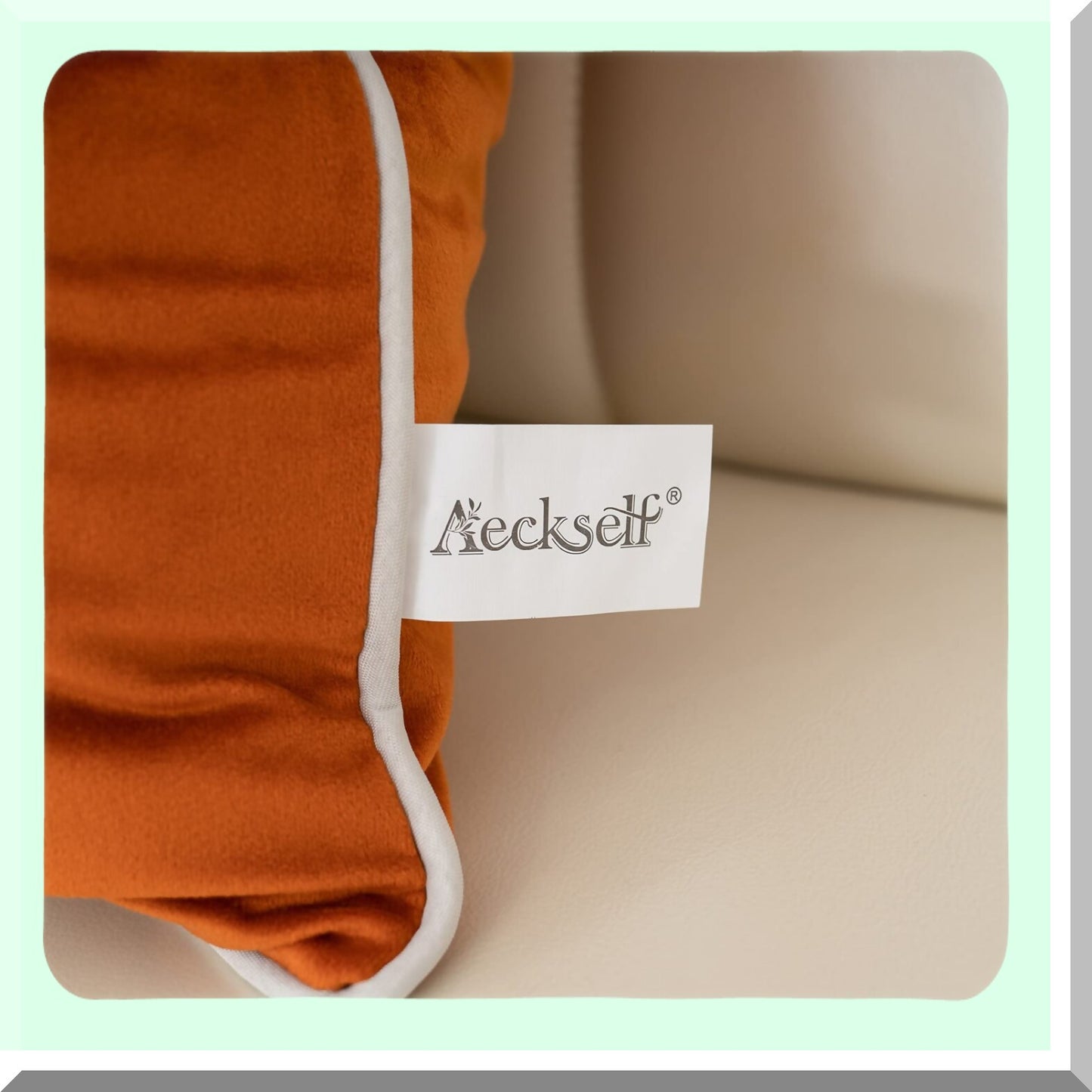 Rustic Autumn Embroidered Velvet Pillowcase - 20x20 Inch Farmhouse Decor Cushion Cover with Tree Leaves Design for Living Room & Bedroom