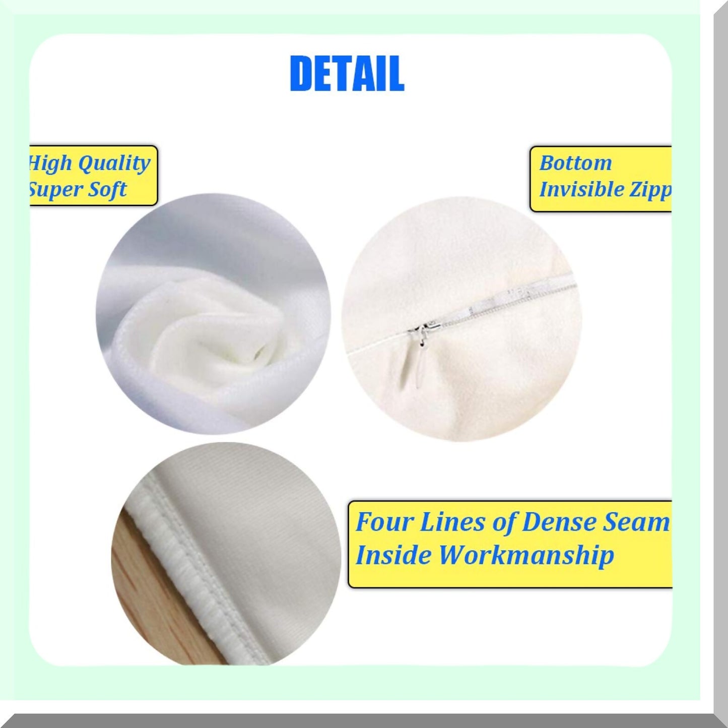 Sea Gull Birds Decorative Pillow Cover - Soft Lumbar Cushion Case for Home Sofa Car Decor - Grey White Rectangle Shams 12x20"