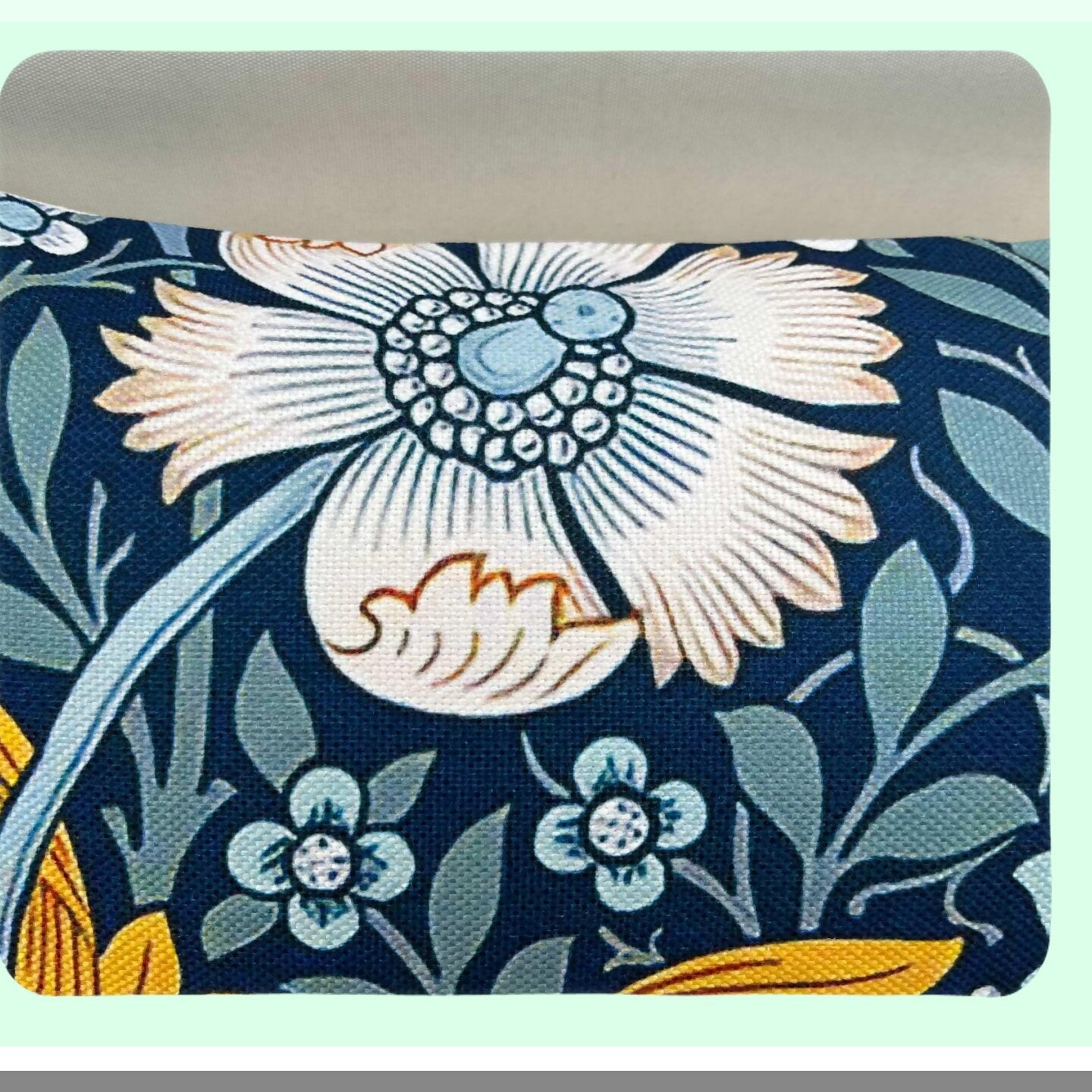 Yellow Leaves Lumbar Pillow Cover Set - Decorative Throw Pillow Cover 12X20 Inches - William Morris Inspired - Set of 2 Covers - Home Decor